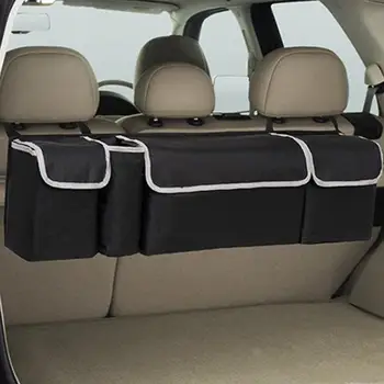 Prtljažniku avtomobila Organizator Univerzalno Backseat Vrečko za Shranjevanje Visoko Zmogljivost Multi-uporabite Samodejno Notranja Oprema Oxford Krpo Nastavljiv