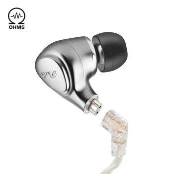 Pula Čepkov HiFi Bas Slušalke Kovinski Slušalke 10.8 MM Dinamičnega Voznika Slušalka 2 Pin 0.78 mm Kabel Žične Slušalke