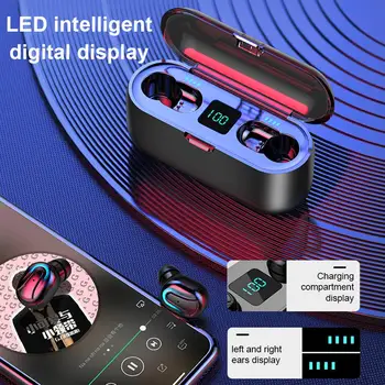 Q32 TWS Mikro 5.0 Bluetooth Brezžične Slušalke Binaural Super Mala Mini Nevidno Šport V uho Teče