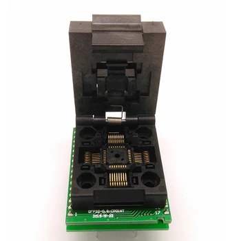 QFP Programer vtičnica Pin Igrišču 0,8 mm IC Velikost Telesa 7x7mm Test Vtičnico Podporo TL866A TL866CS TQFP32, da DIP32 SMT /SMD Test vtičnico