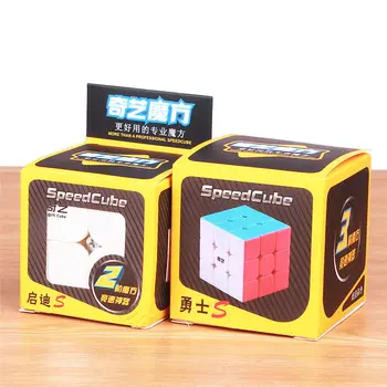 QIYI 2x2x2 in 3x3x3 čarobno hitrost qiyi kocka stickerless strokovno QIDI Bojevnik in uganke kocke izobraževalne igrače za otroke
