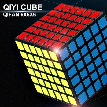 QiYi Qifan 6x6x6 Čarobno Hitrost Qiyi Kocka Stickerless Strokovno 6x6 Sestavljanke, Kocke, Izobraževalne Igrače Za Otroke Darilo qiyi