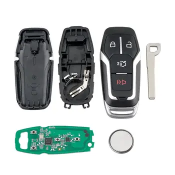 QWMEND 4Buttons Smart Remote Prox Ključ brez ključa Fob 315Mhz Oddajnik ID49 Čip Za Ford Mustang 2016 M3N-A2C31243800