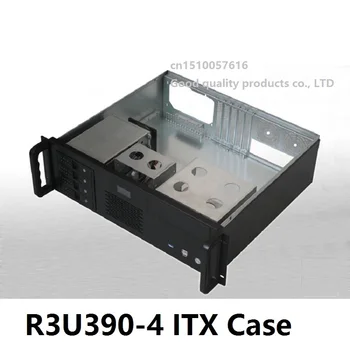 R3U390-4 Server Ohišje Združljiv ITX matične plošče 4 Vroče izmenjave Stališč, LCD Realnem Času, Spremljanje 3U Industrijskih nadzornih Primeru