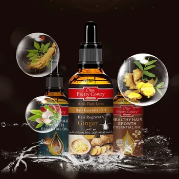 Rast las Olje Serije Ginger/Ginseng/Česen Neguje Lasišče Izboljšati Kakovost Las Anti-las Izgubili Eterično Olje