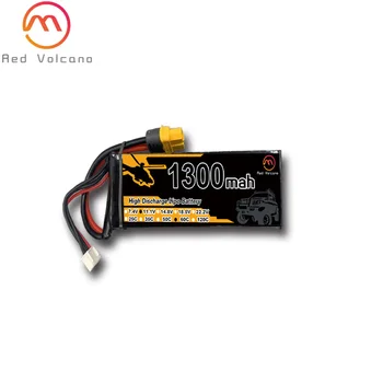 Rdeča Vulkan bateria lipo 3S 11.1 V 1300mah 1500mah 2200mah 5200mah 6200mah 25C 35C 60C baterije xt60 T plug