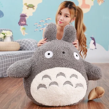 Risanka Lep Prijeten Totoro Anime Polnjene Plišastih Igrač Srčkan Baby Doll Film Znak Otrok Darilo Za Rojstni Dan Dropshipping
