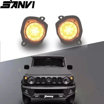 Sanvi 2pcs Full LED Vklopite Luč Za Suzuki JIMNY 2018 2019 Tekaške svetlobe
