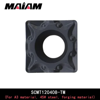 SCMT Kvadratnih Vstavite SCMT120404 SCMT120408 TM vzorec SSDCN obračanja orodni vrstici za nerjavno jeklo A3 materiala kovanje materiala