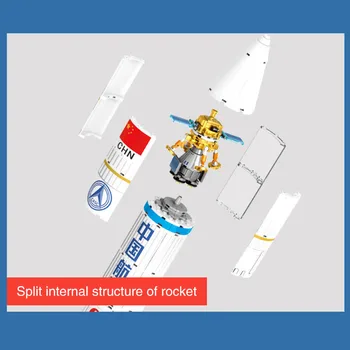 SEMBO 1202Pcs Mestnega Prostora Serije Gradnik Letalskem Prevozniku Raketa Space Shuttle Začetek Model Izobraževalne Igrače Za Otroke