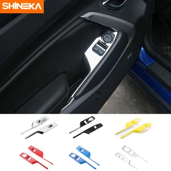 SHINEKA ABS 6 Barv Oken Dvigalo Stikala Plošča Dekorativni Pokrov za Chevrolet Camaro 2017+