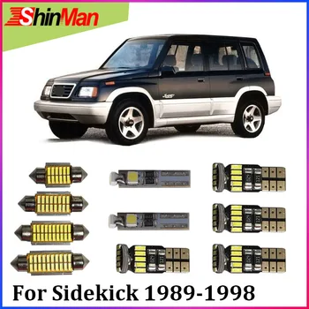 ShinMan 10X Napak Auto LED AVTO Luči LED Avto Notranjost Avtomobila razsvetljava Za Suzuki Pomočnik LED Notranja Luč kit 1989-1998
