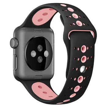 Silikonski Watch Pasu Trak Za Apple Watch 38 mm 42mm 40 mm 44 mm , VIOTOO Pisane Silikonski Watch Band za iwatch 4 3 2 1