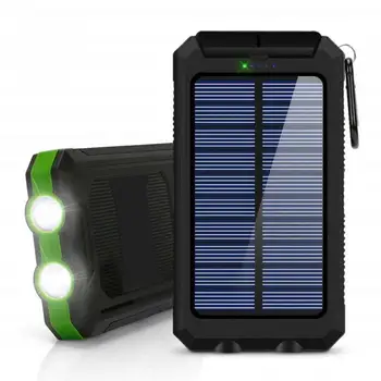 Sončna energija Banke 30000mAh Za Xiaomi Zunanji Polnilnik Mobilnega Telefona Polnjenje Svetilka Nepremočljiva prenosni PowerBank