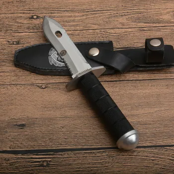 SR Prostem preživetje naravnost nož 440 jekla 58HRC omejeno nož ABS inženiring prostem lovski nož taktično nož (pol zob)