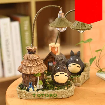 Studio Ghibli chihiro anime totoro slika Igrača LED Nočna Lučka Igrača Anime Totoro Številke Modela Igrača Otrok Darilo Domače Obrti Dekoracijo