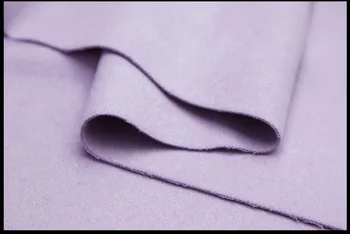 Svetloba vijolično dvojno, s katerimi se soočajo kašmir tkanine kašmir plašč tkanine jesen in zimo, vijolična kašmir volna, tkanine, volna, tkanine, 150 cm