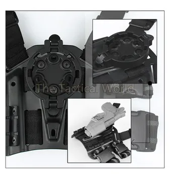 Taktično Lov Airsoft Dodatki Nastavek SERPA Hitro Izključite QD Kit Platformo Black Tan GL 17 M9 USP Colt 1911 360 Stopinj