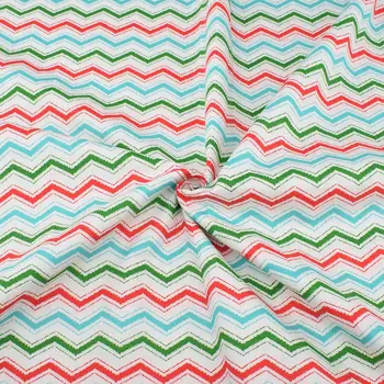 Tiskani Keper Bombažne Tkanine,Pogodbe Multicolor Proge,Mozaik Krpo Za DIY Šivanje Quilting Baby&Otroka Bedclothes Materiala