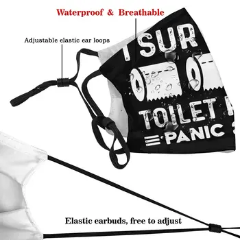 Toaletni Papir Pomanjkanje 2020 Unisex Večkratno uporabo Usta Masko Dustproof Kritje Respirator Žarilna Maske z Filtri