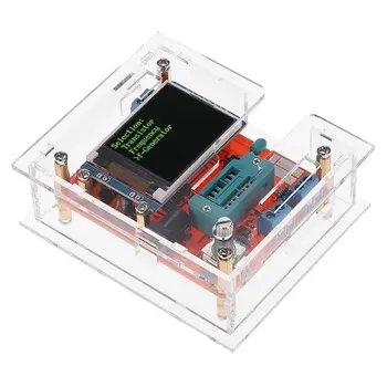 Tranzistor Tester Mega328 Tranzistor Tester Komplet z Lupino LCD-Zaslon ESR Meter Diode Triode Kapacitivnost Orodij za Testiranje