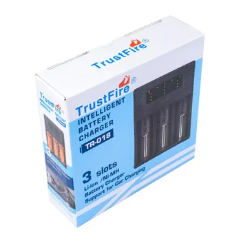 Trustfire TR-018 Inteligentni Hitro, 3 Reže Polnilnik LED Luči Li-ion Baterija za Polnjenje