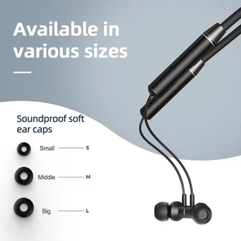 TWS Brezžična tehnologija Bluetooth 5.0 Slušalke Magnetni Šport Teče Slušalke IPX5 Nepremočljiva Šport Čepkov za Zmanjšanje Hrupa Slušalke D7