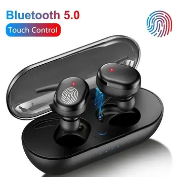 TWS4 Bluetooth Dotik Slušalke Športne Nepremočljiva Binaural Slušalke Bluetooth 5.0 Brezžične Slušalke S Polnjenjem Bin Slušalke
