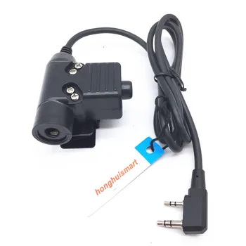 U94 PG Kabel K plug za Ž Taktično Bowman Elite II HD01 HD02 HD03 Slušalke za Kenwood BaoFeng Wouxun Puxing TYT walkie talkie