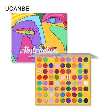 UCANBE Abstrakcije 72 Barve Paleta Mat Pritisnete Bleščice Šimrom, Oči v Senci, Nepremočljiva Profesionalni Make Up Paleta