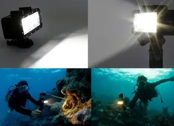Ultra Svetla 50M Nepremočljiva Podvodni HighPower LED Bliskavico Za Gopro Canon SLR Kamer Izpolnite Lučka za Potapljanje Video Sveti Gori