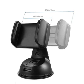 Univerzalni 360-Stopinjski Vetrobransko steklo Avtomobila Nosilec za Telefon, Mini Plošči Samodejno Zaklepanje Sesalni Zibelka Gori Stojalo Za Telefon, GPS