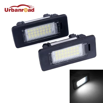 Urbanroad 2pcs 24SMD 2835 Avto LED Tablice Svetloba Svetilke 6000K Napak Za BMW E39 M5 E70 E71 X5 X6 E60 M5 E90 E92 E93 M3