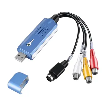 USB 2.0 Video Avdio Zajem Sim Adapter za VHS na DVD Pretvornik Windows 2000 / XP / Vista / 7 256 MB RAM-a Easycap Dc60 LESHP