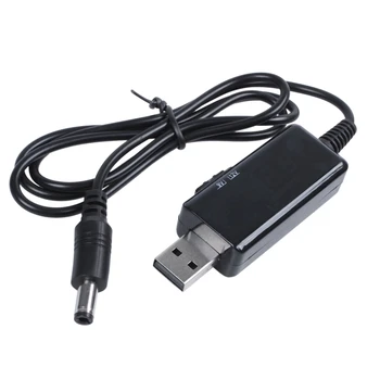 USB Boost Kabel 5V Korak do 9V 12V Nastavljiva Napetost Pretvornika 1A Step-up Voltni Napajalnik DC Napajanje Regulatorja s Stikalom in
