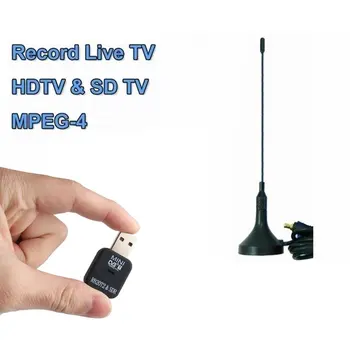 USB Mini DVB-T RTL-SDR Realtek RTL2832U & R820T Sprejemnik Sprejemnik Ključ MCX Vhod FM&DAB Adapter za DVB-T