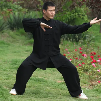 USHINE bombaž 5 barve visoke kakovosti otroška oblačila Borilne veščine odraslih Kungfu Wing Chun Wushu kostum Taichi enotno Človek
