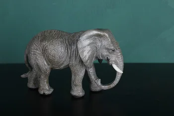 Ustvarjalne smolo slon kip dom dekoracija dodatna oprema Vina kabineta, Afriške živali figurice dnevna soba lev okraski