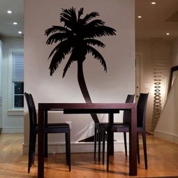 Velike Palme stenske nalepke , dnevna soba tropskih steno umetnost hiša dekoracijo visoke palme 3 velikosti