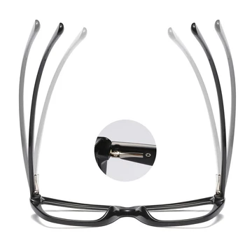 Veshion Kača Kožo Kvadratnih Očala Okvirji Moški Ženske Optični Moda Računalnik Očala