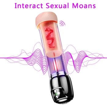 Vibrator Spolnih Igrač za Moške Penis Širitve Vakuumske Črpalke Umetna Vagina Seksi Masturbacija Kul Odraslih Igrače Muco Črpalka Sex Shop