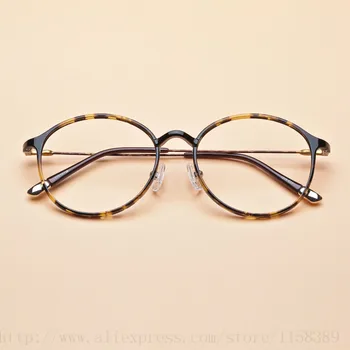 Vintage Krog Volfram, Titan Očal Okvir Moških Ultem Okrogle Očala Okvir Ženska Računalnik Očala na Recept Očala gafas