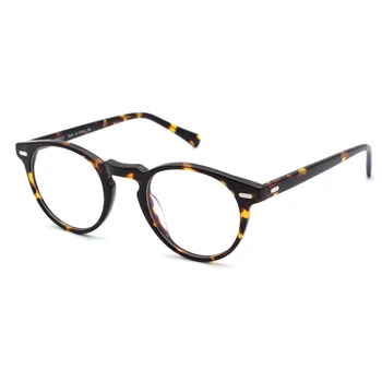 Vintage Optičnih Očal Okvir Gregory Peck Retro Očala Za Moške in Ženske Acetat Očala Okvirji