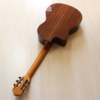 Visok sijaj polna rdeča cedra 39 palčni klasična električna kitara 6 string 19 prečke klasična kitara naravnih clolor