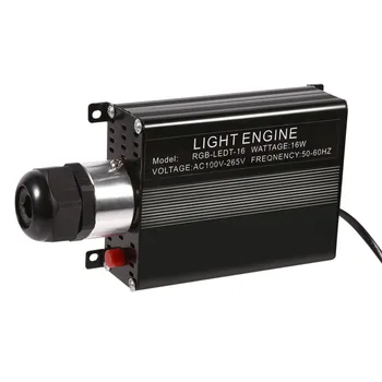 Visoko svetlost 16W RGB LED svjetlovodni star Strop DIY dekor Luč Motorja Voznik Vir stroj+24keys RF daljinski upravljalnik
