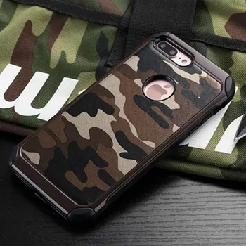 Vojska Camo Maskirnim Vzorcem Primeru Telefon Za iPhone 11 Pro Max X XS Max XR 7 8 6 6s Plus 5 5s SE Trde Plastike Oklep Kritje Coque