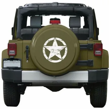 Vojska Star 50x50cm Off Road Avtomobil Vinilne Nalepke Nalepke za Jeep Toyota