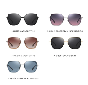 Vrhunska Polarizirana sončna Očala Ženske blagovne Znamke Oblikovalec 2021 Trend Rimless sončna Očala Lady Butterfly Potovanja Vožnje Očala UV400