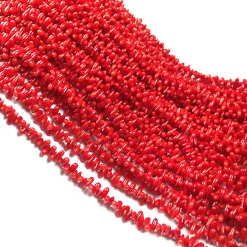 Vroče prodaje spusti oblikovan koralni kroglice rdeče 3x7mm lep nov Čar koralni kroglice naredi sam, zapestnico, ogrlico, nakit, izdelava