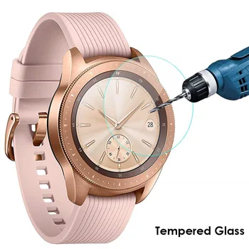 VSKEY 10PCS Kaljeno Steklo za Samsung Galaxy Watch 42mm Krog SmartWatch Zaščitnik Zaslon Premerom 30.5 mm Zaščitni Film